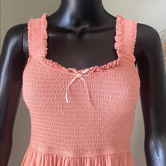 Mine Casual Pink Ruffled Dress - Picture 4 of 13